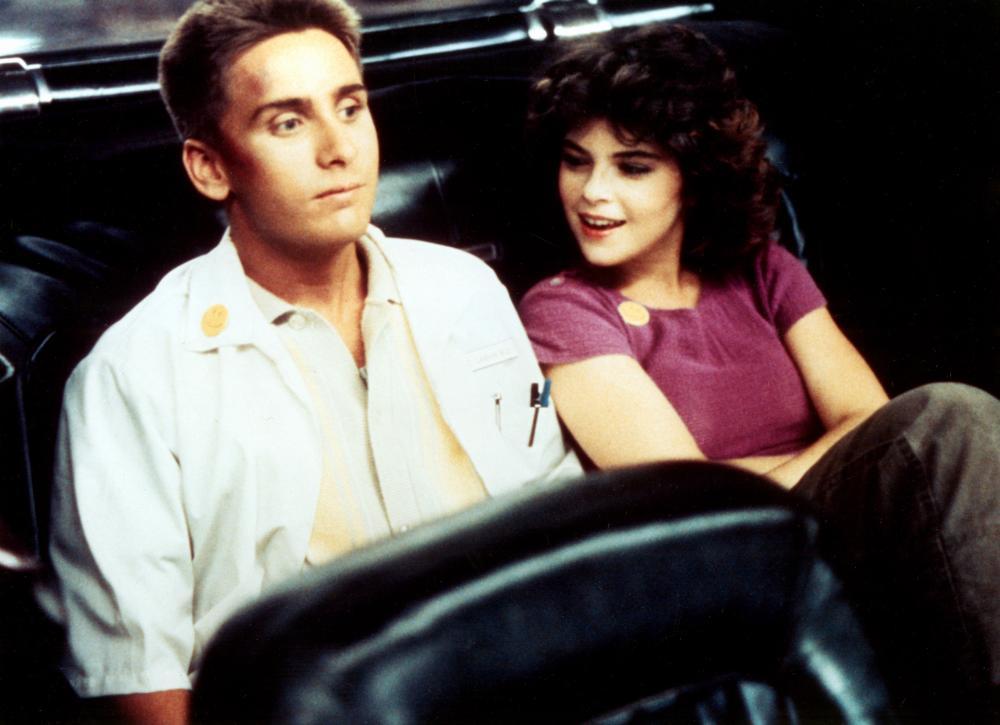 Emilio Estevez and Olivia Barash in Repo Man (1984) Repo Man (1984)