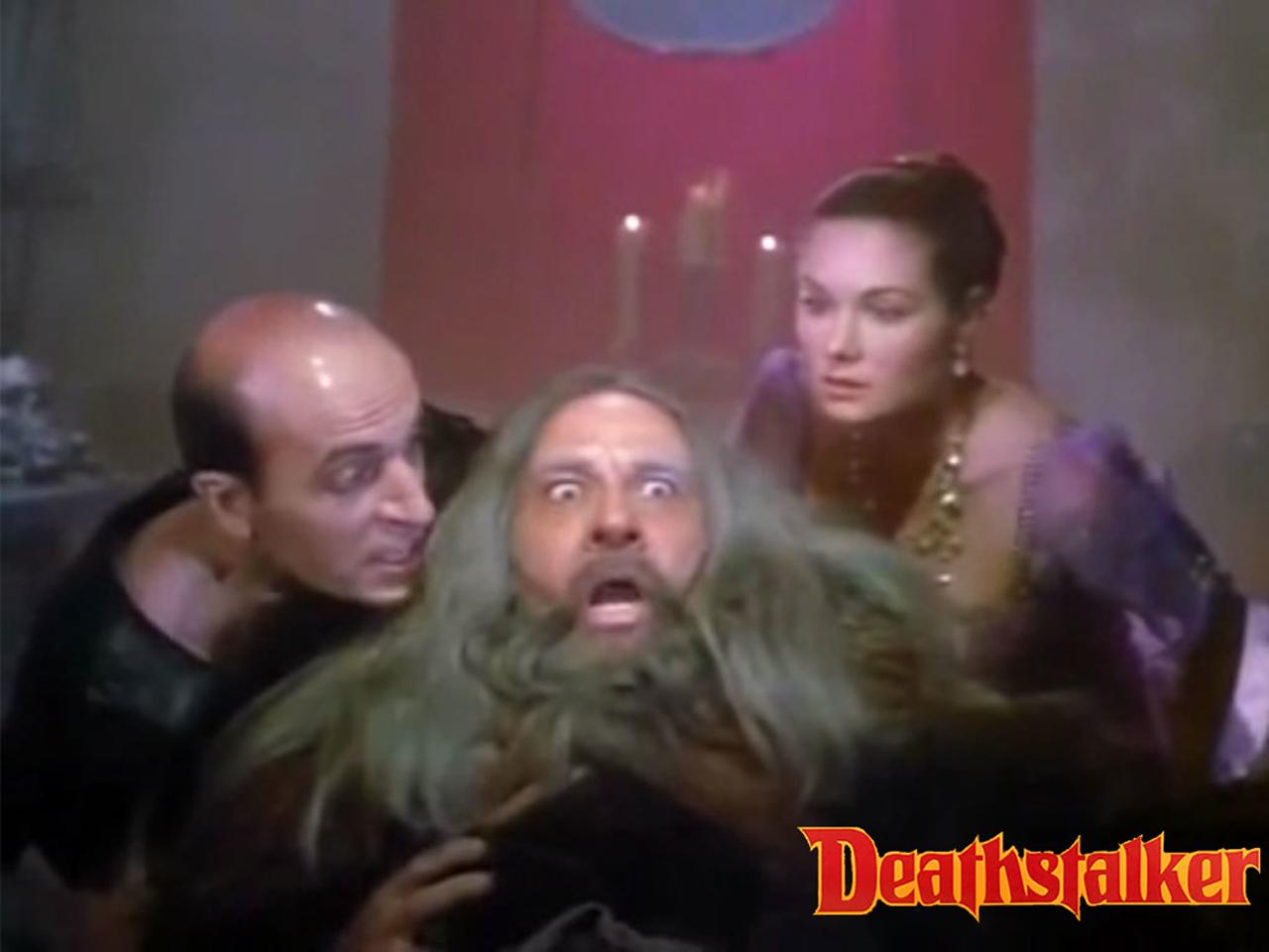 Terri Treas as Camisarde (Troxartes' mistress) in Deathstalker III: The Warriors from Hell