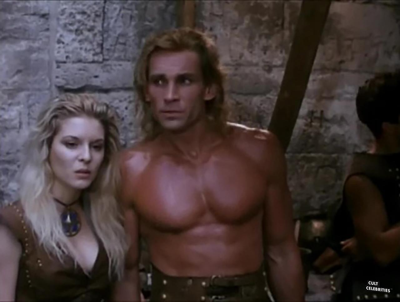 Maria Ford and Richard Hill in Deathstalker IV: Match of Titans (1991)