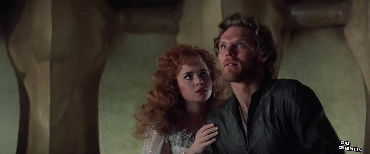 Lysette Anthony and Kenneth Marshall in Krull (1983)