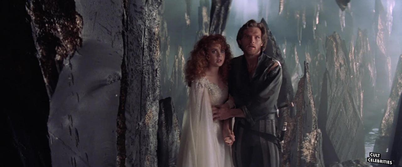 Lysette Anthony and Kenneth Marshall in Krull (1983)