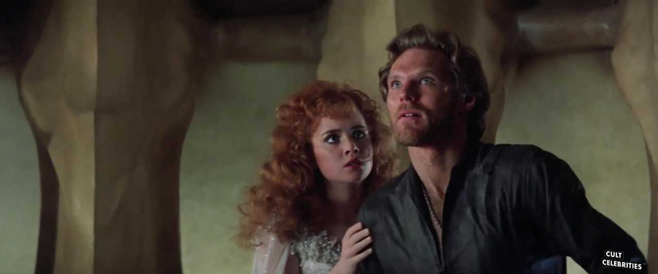 Lysette Anthony and Kenneth Marshall in Krull (1983)