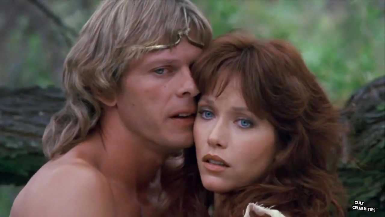 Marc Singer and Tanya Roberts in The Beastmaster (1982)