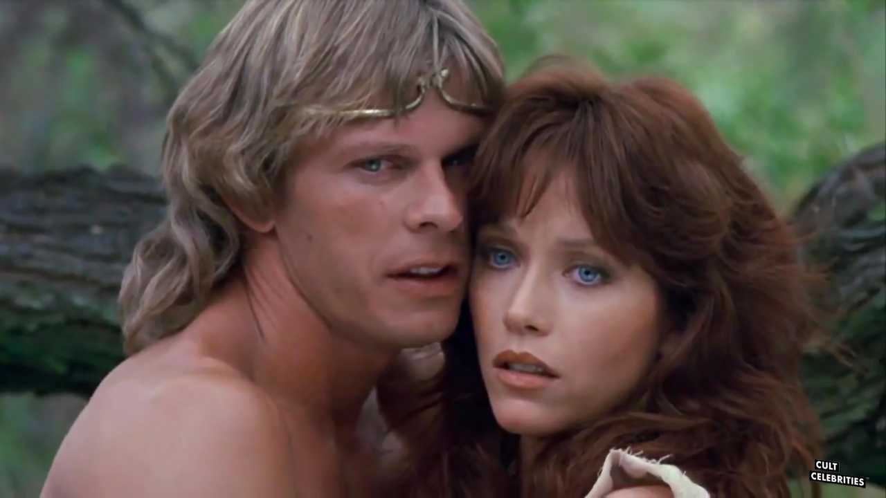 Marc Singer and Tanya Roberts in The Beastmaster (1982)