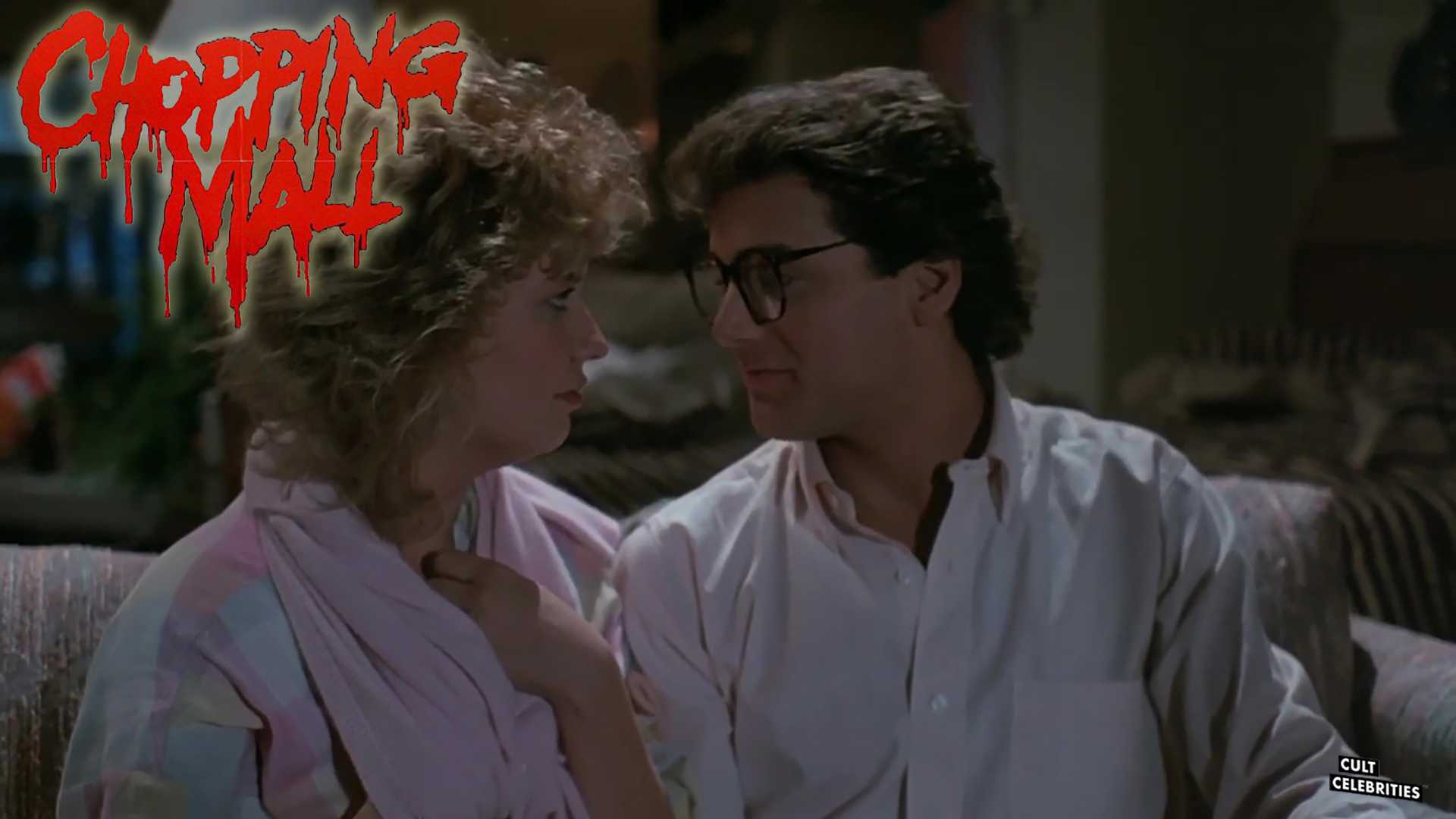 Kelli Maroney and Tony O’Dell in Chopping Mall (1986)