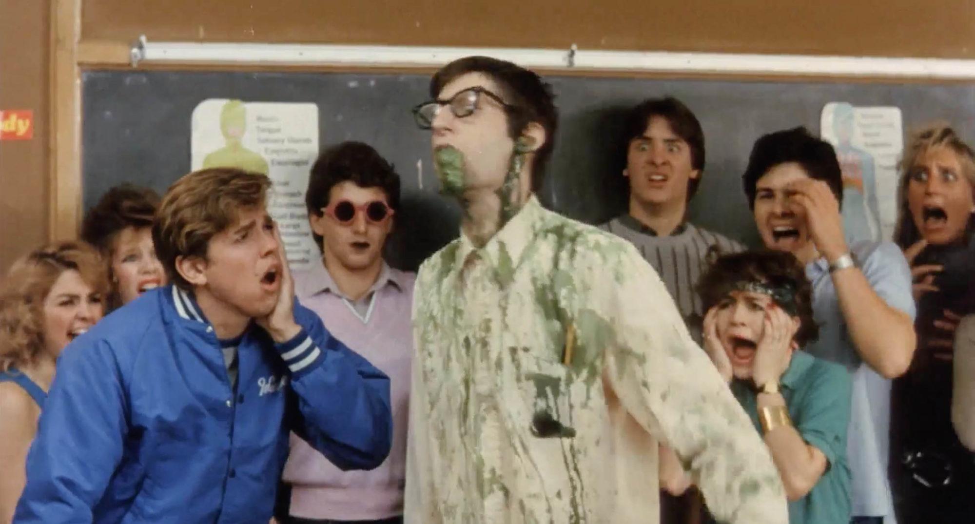 Gil Brenton and Arthur Lorenz in Class of Nuke 'Em High (1986)