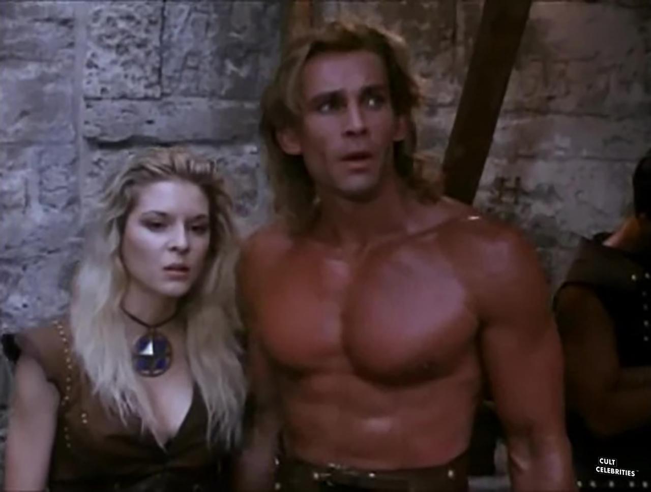 Maria Ford and Richard Hill in Deathstalker IV: Match of Titans (1991)