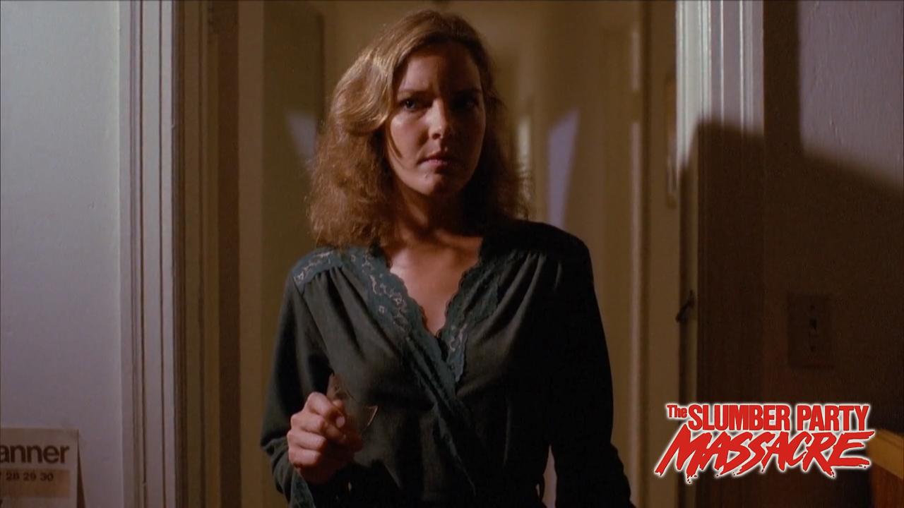 Pamela Roylance in The Slumber Party Massacre (1982)