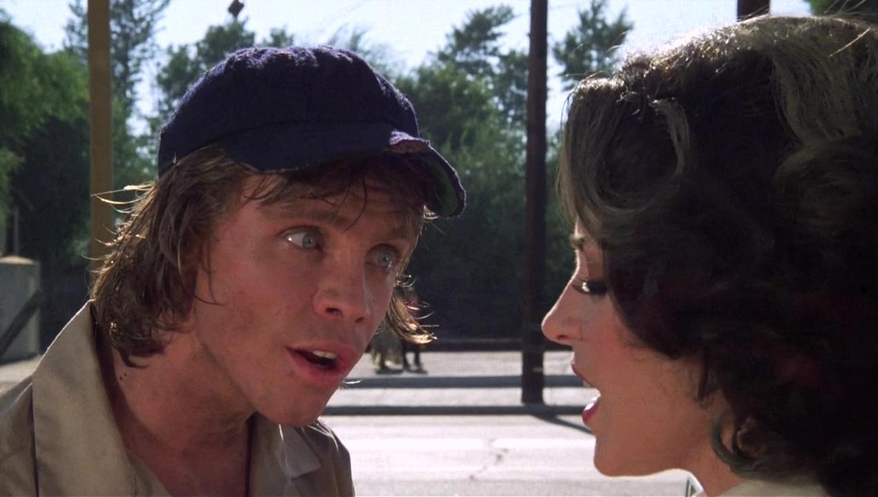 Mark Hammill and Annie Potts in Corvette Summer (1978)