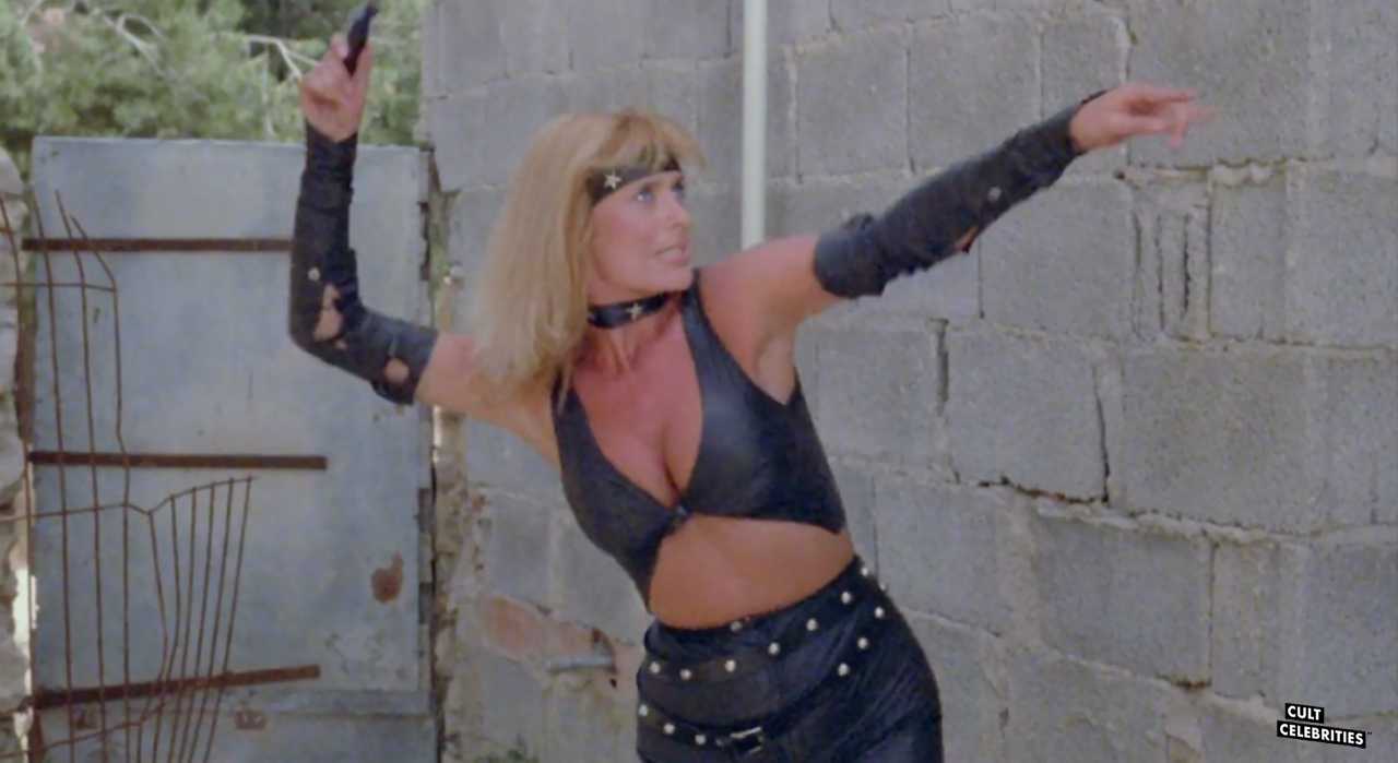Sybil Danning in Panther Squad (1984)