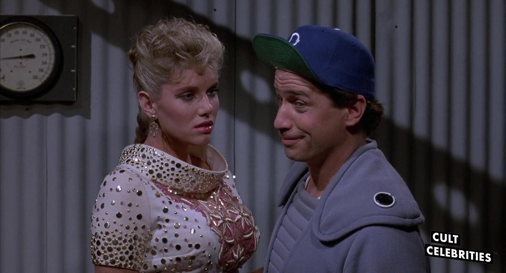 Joey Travolta in Amazon Women on the Moon (1987)Lana Clarkson and Joey Trav...