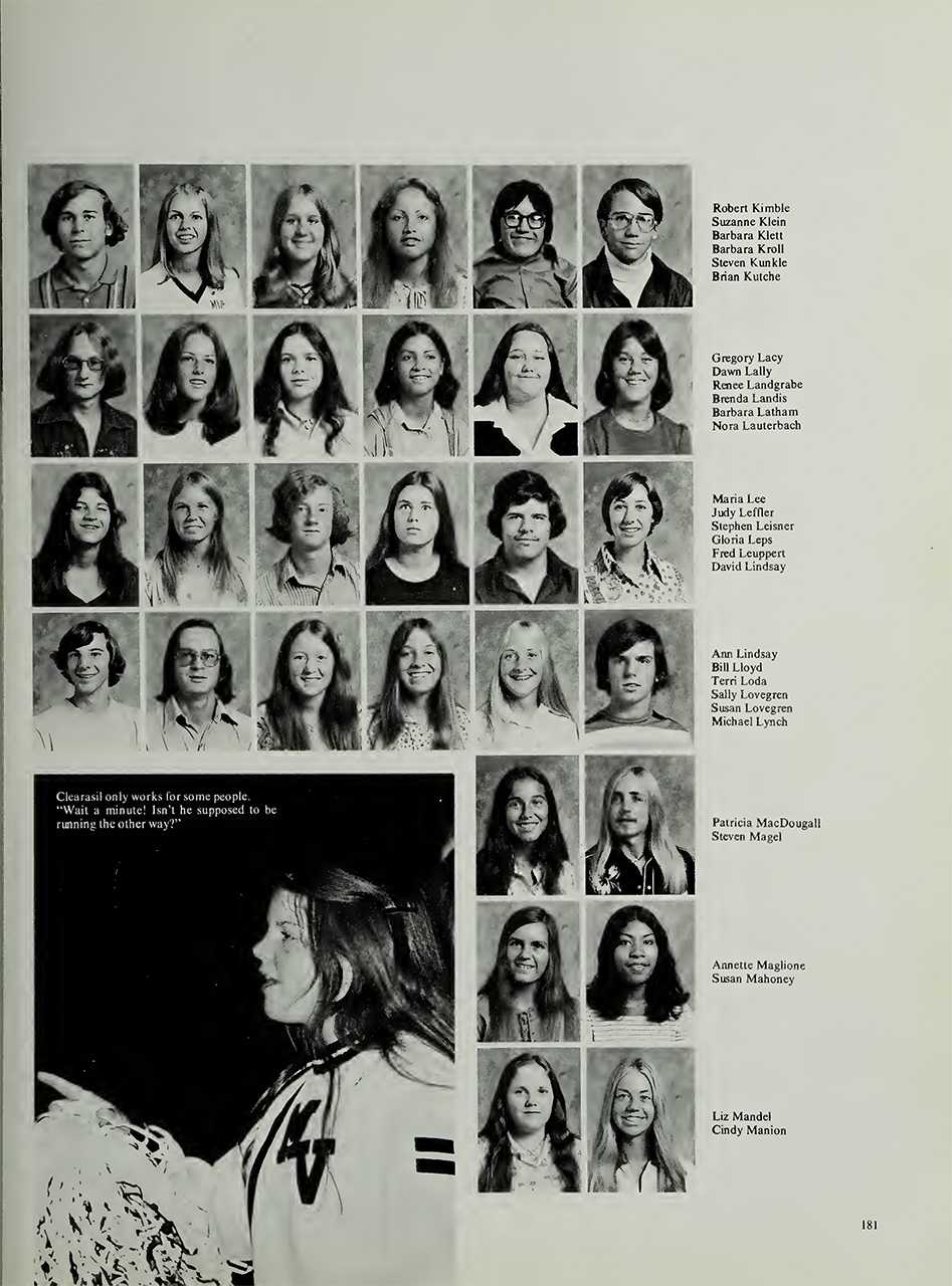 Cindy Manion in 1975 in her Mount Vernon,Texas high school yearbook