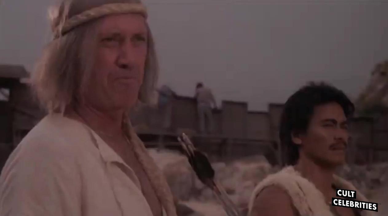 David Carradine in Dune Warriors (1990)