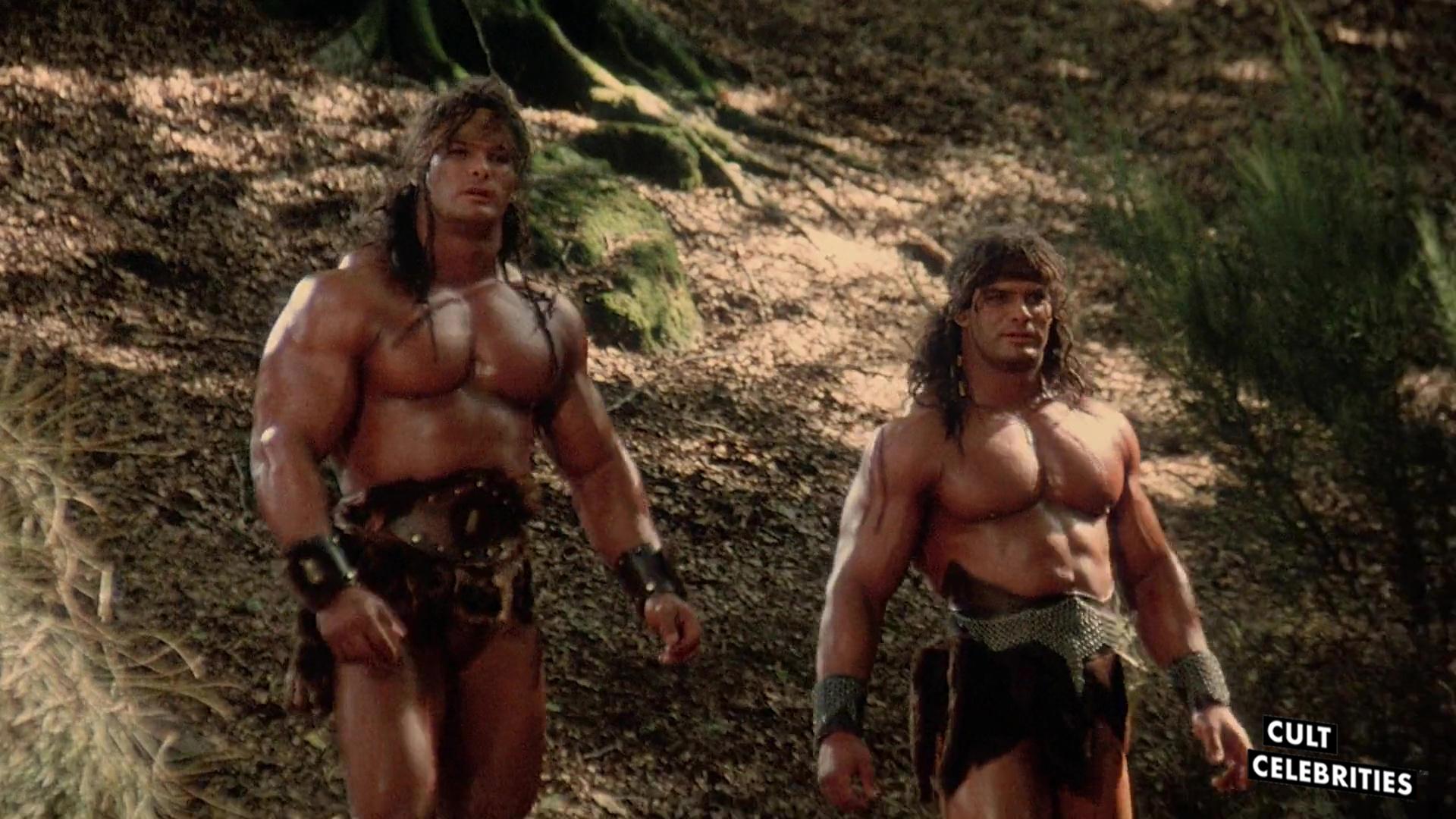 David Paul and Peter Paul in The Barbarians (1987) David Paul and Peter Paul in The Barbarians (1987)