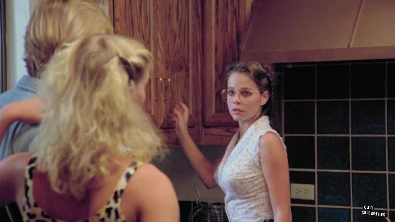 Debra Blee and Val Kline in The Beach Girls (1982)