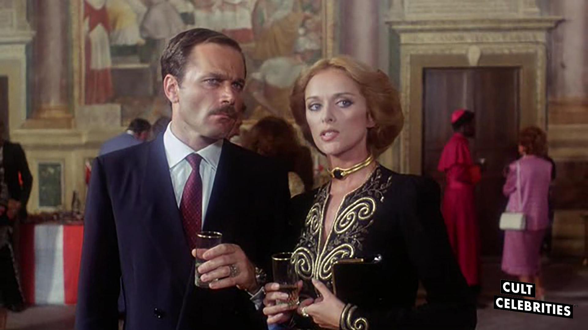 Franco Nero and Sybil Danning in The Salamander (1981)