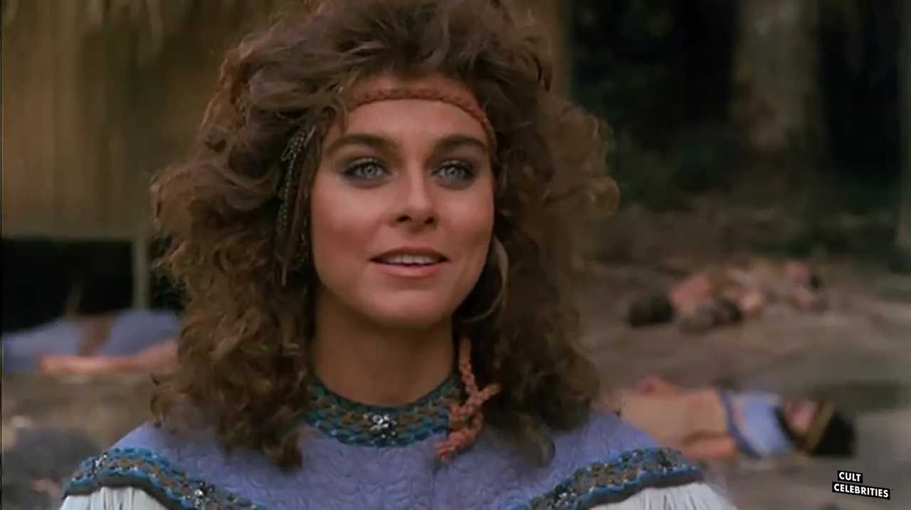 Katt Shea as Estrild in Barbarian Queen (1985)