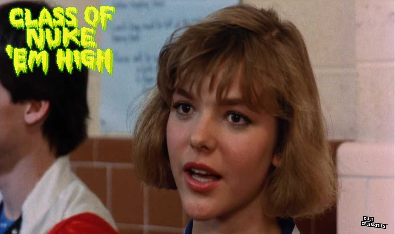 Janelle Brady in Troma's Class of Nuke 'Em High (1986)