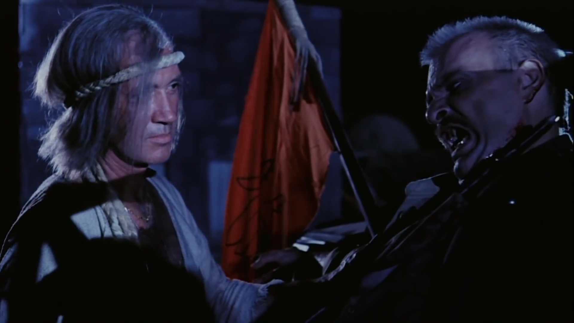 David Carradine in Dune Warriors (1990)