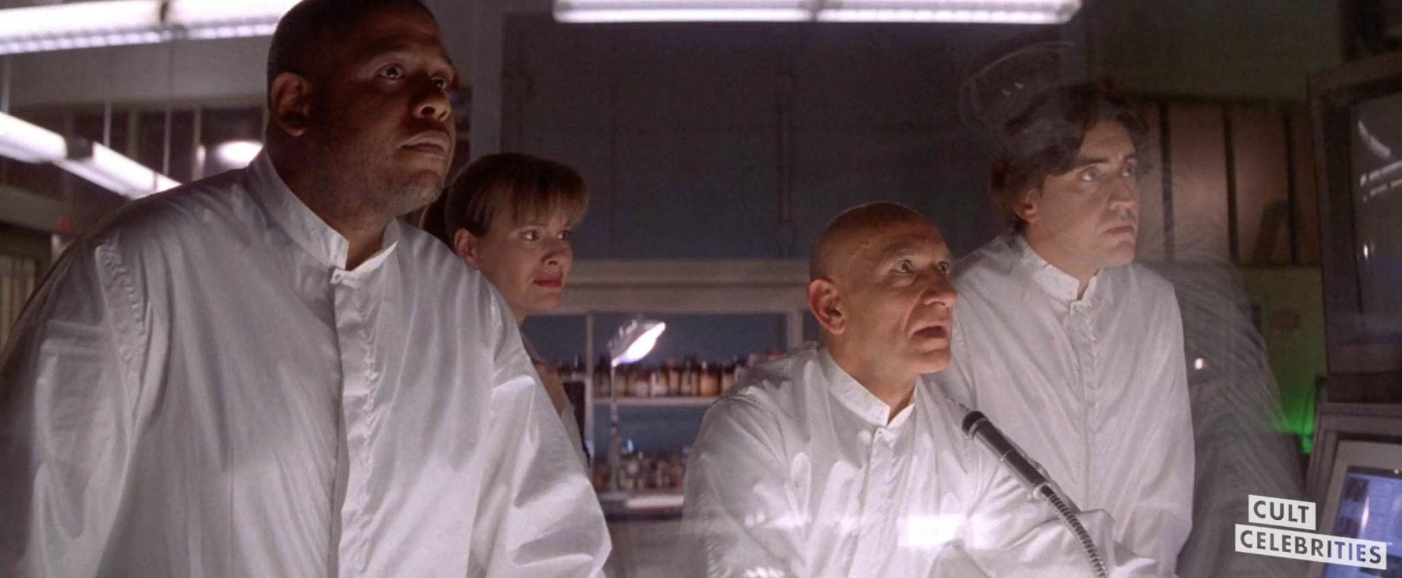 Ben Kingsley, Forest Whitaker and Alfred Molina in Species (1995) 