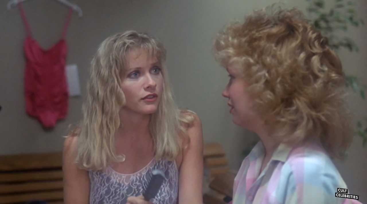 Barbara Crampton and Kelli Maroney in Chopping Mall (1986)