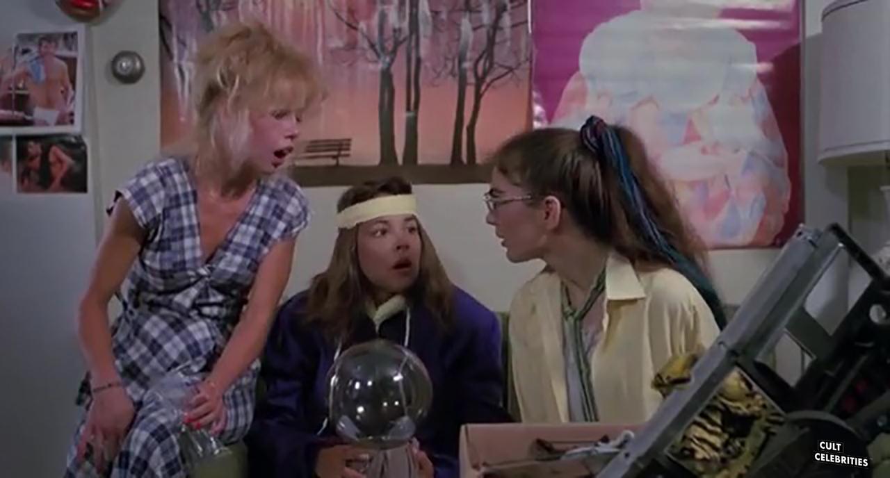 Michelle Bauer, Linnea Quigley, and Brinke Stevens in Nightmare Sisters (1988)
