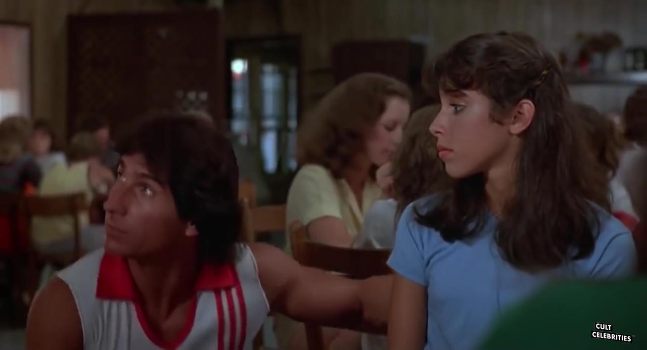 Felissa Rose and Paul DeAngelo in Sleepaway Camp (1983)