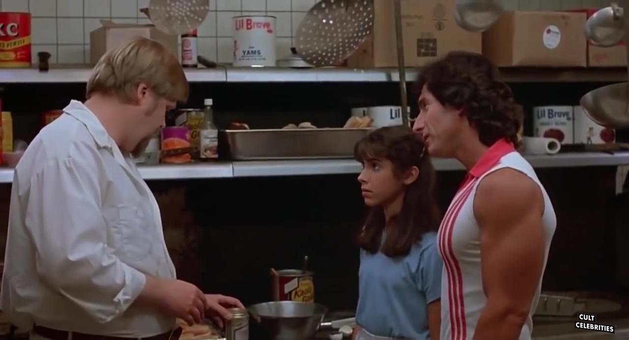 Felissa Rose and Paul DeAngelo in Sleepaway Camp (1983)