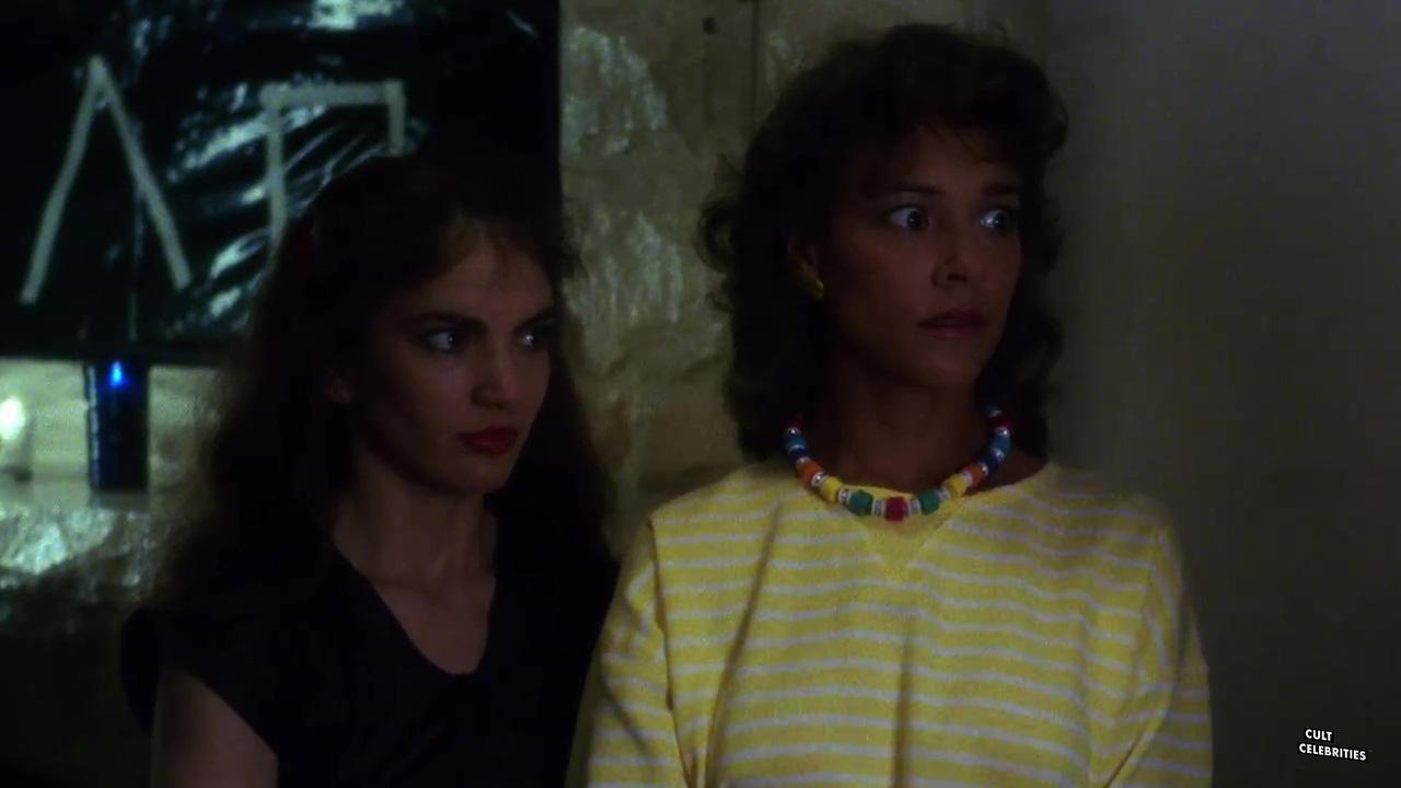 Brinke Stevens and Michelle Bauer in Sorority Babes in the Slimeball Bowl-O-Rama (1988)