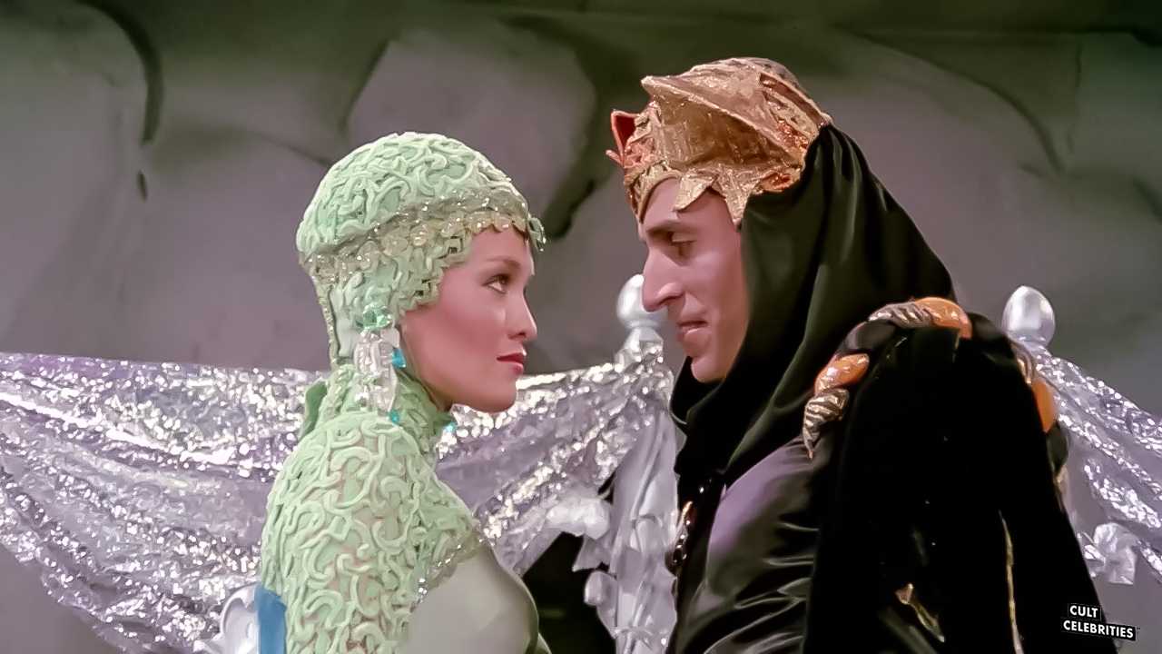 Thom Christopher and Barbara Stock in Wizards of the Lost Kingdom (1985)