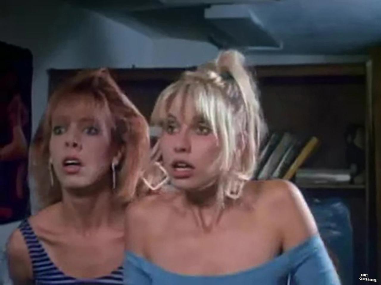 Elizabeth Kaitan and Christina Whitaker in Assault of the Killer Bimbos (1988)