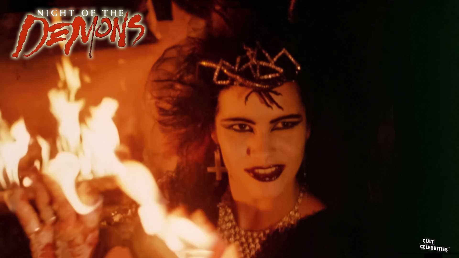 Amelia Kinkade in Night of the Demons (1988)