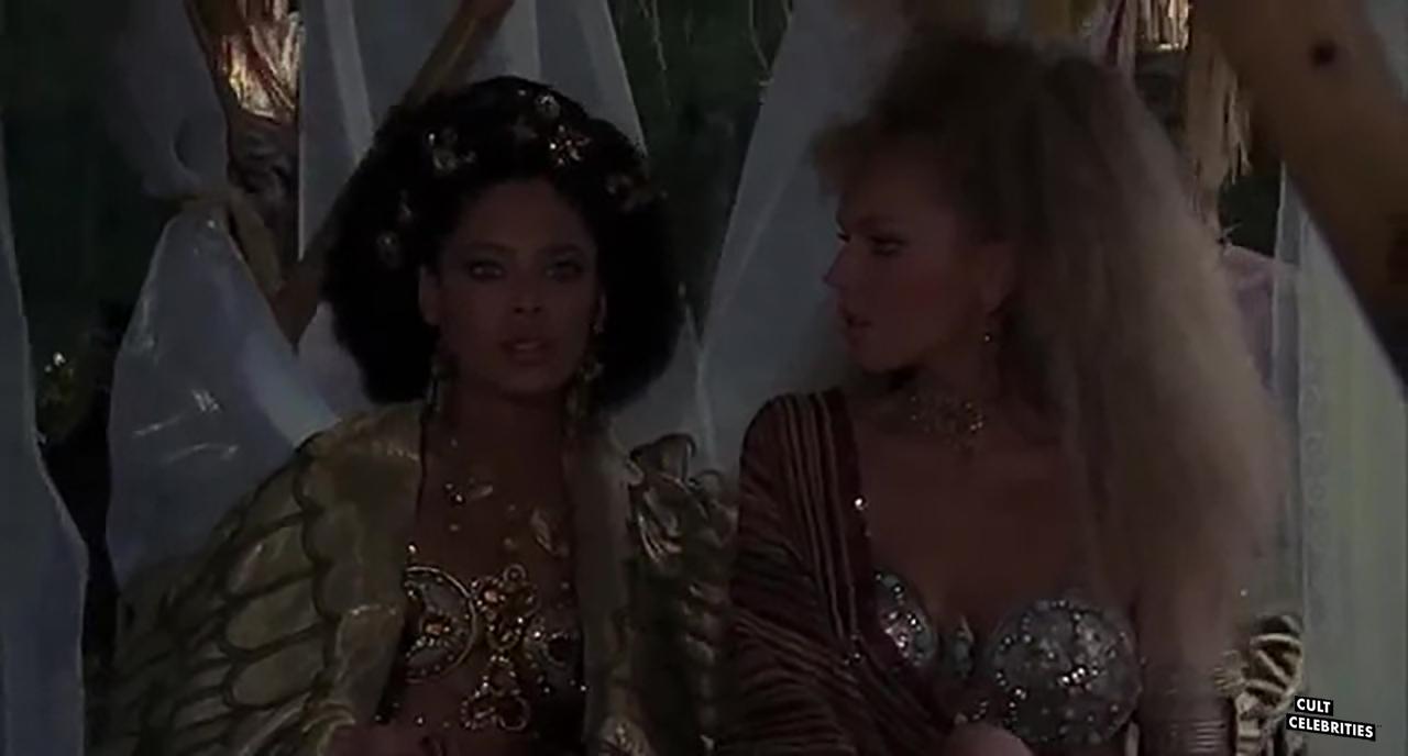 Anna Kanakis and Iris Peynado in Attila flagello di Dio (1982)