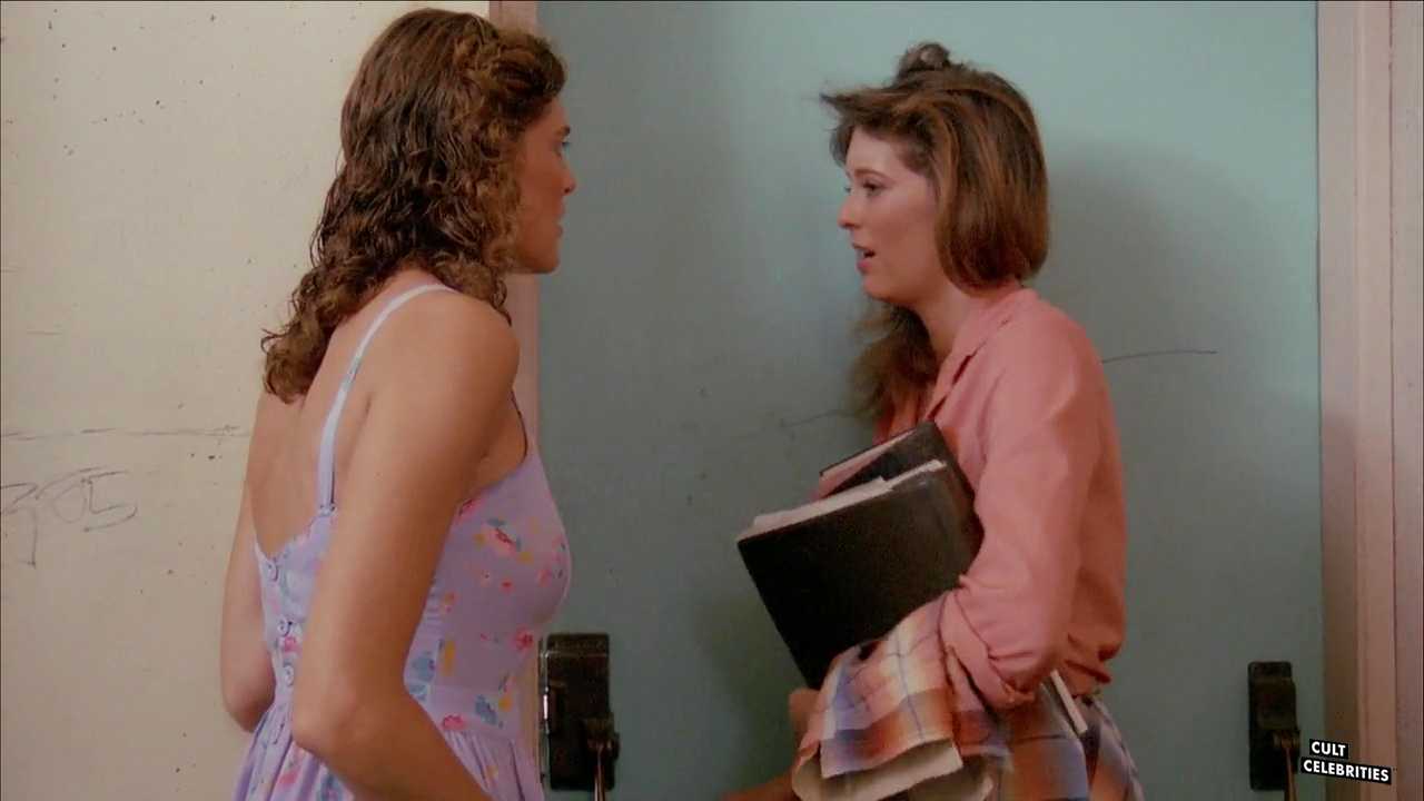 Robin Stille and Michelle Michaels in The Slumber Party Massacre (1982)
