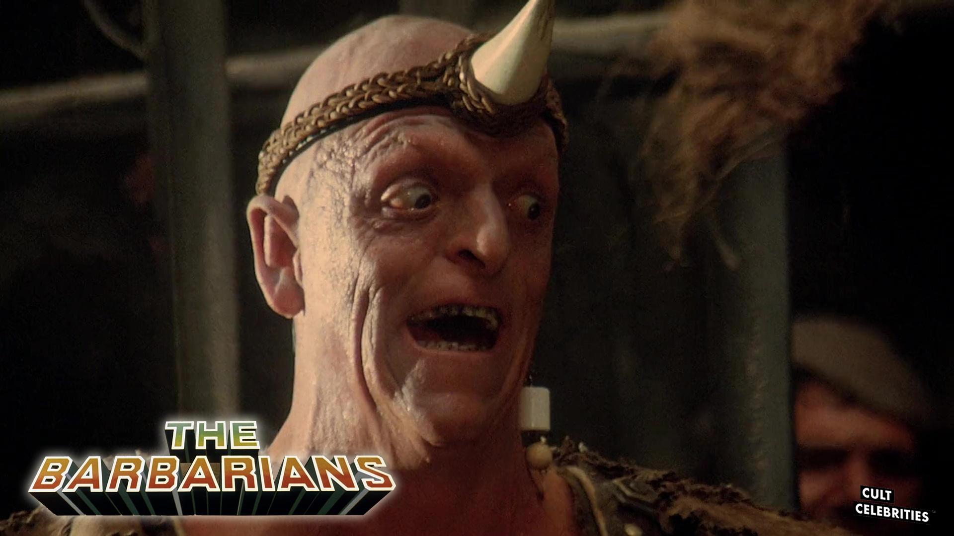 Michael Berryman in The Barbarian Brothers (1987) Michael Berryman in The Barbarian Brothers (1987)