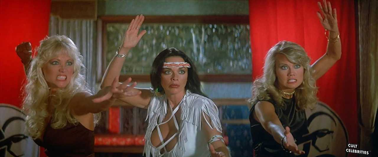 Angela Aames, Raven De La Croix and Melanie Vincz in The Lost Empire (1984)