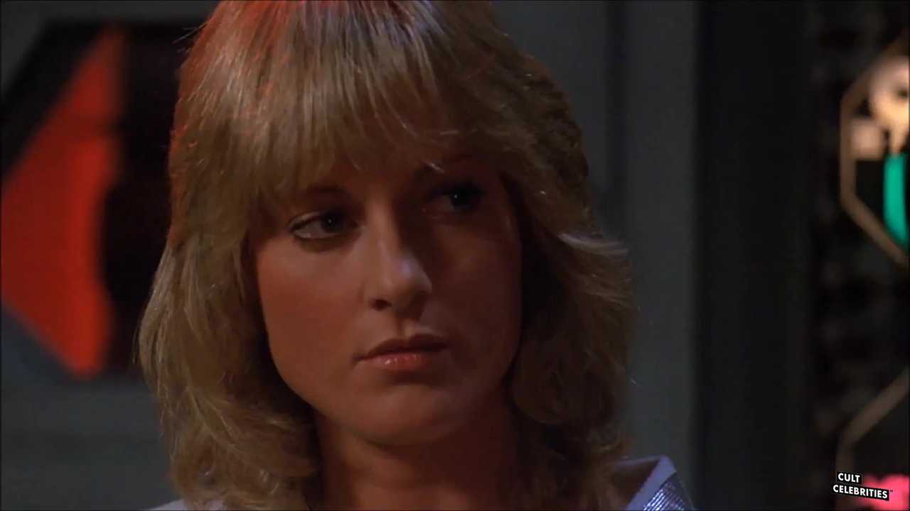 June Chadwick as Dr. Barbara Glaser in Forbidden World (1982)