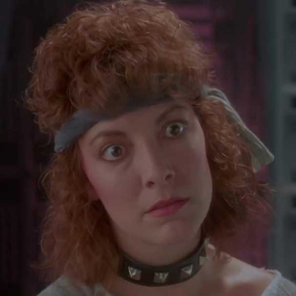 Suzy Stokey as Mike in Star Slammer (1986)