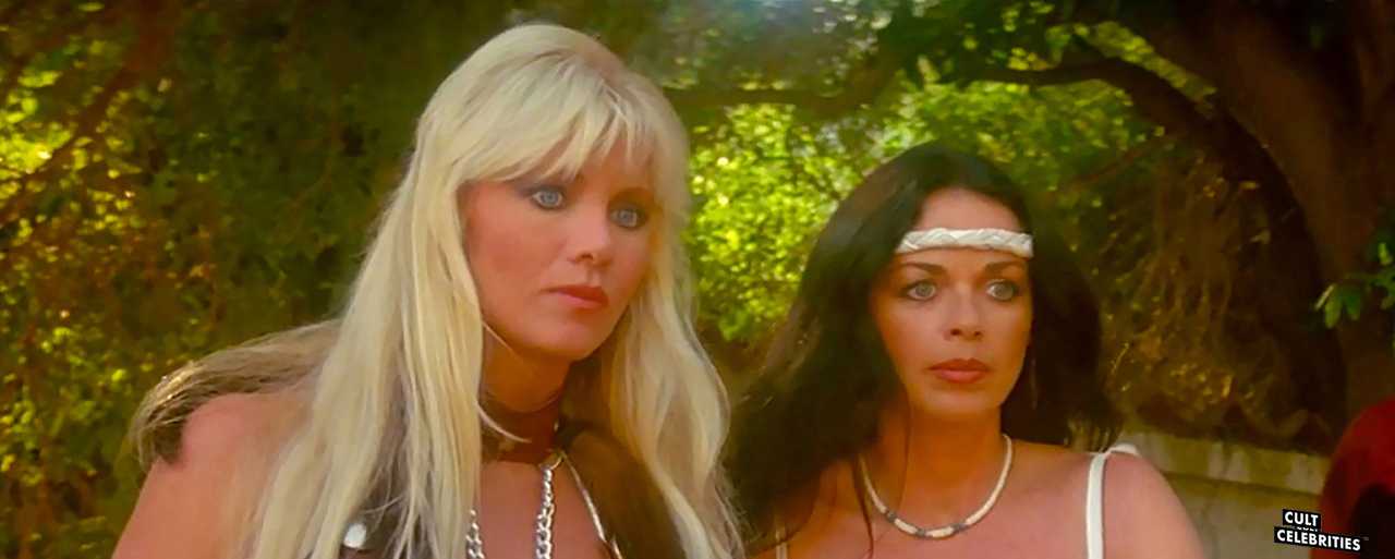 Angela Aames and Raven De La Croix in The Lost Empire (1984)