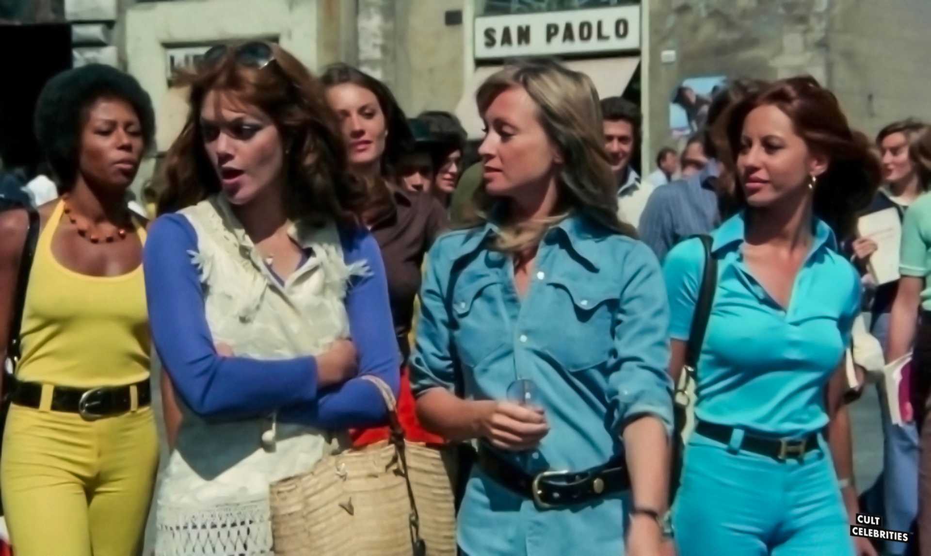 Angela Covello, Carla Brait, Suzy Kendall and Tina Aumont in Torso (1973)