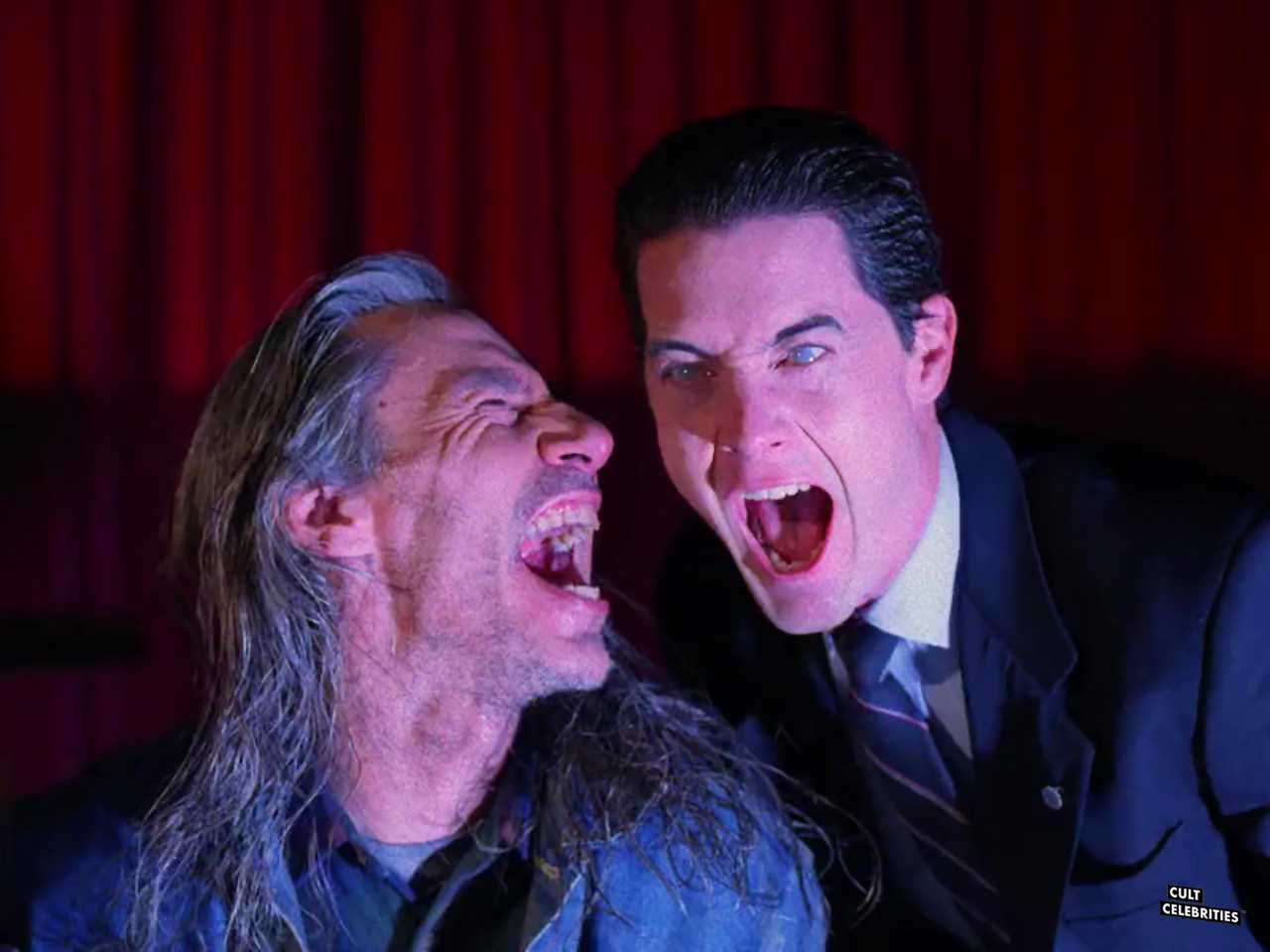 Frank Silva and Kyle MacLachlan in Twin Peaks (1990)