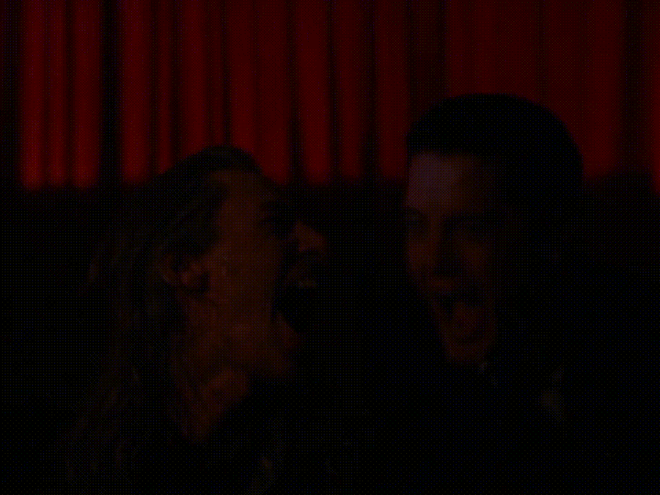 Frank Silva and Kyle MacLachlan in Twin Peaks (1990-1991)