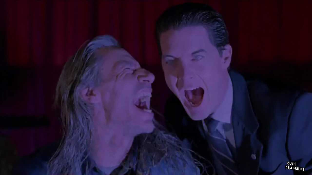 Frank Silva and Kyle MacLachlan in Twin Peaks (1990)