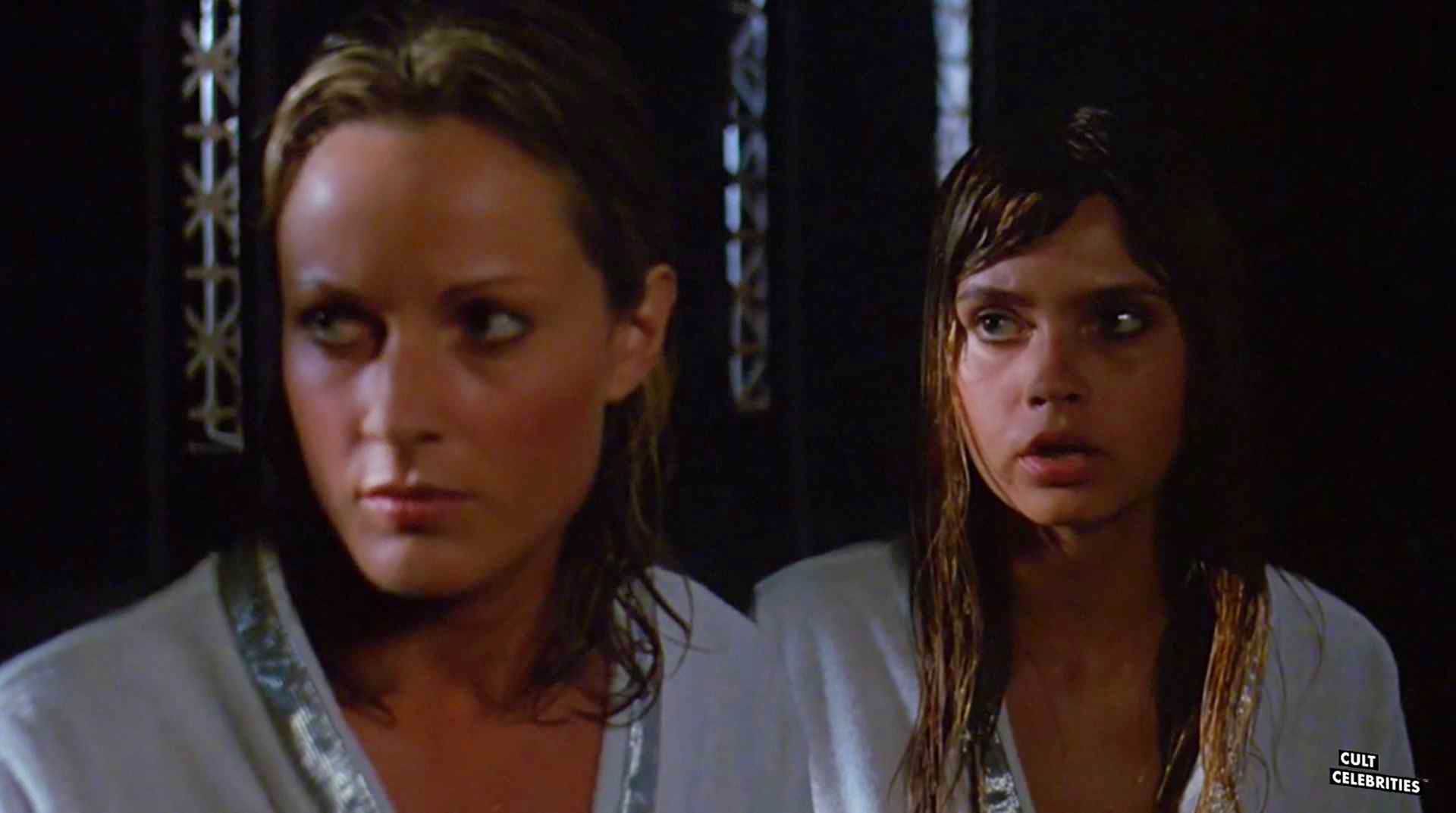 Dawn Dunlap and June Chadwick in Forbidden World (1982)