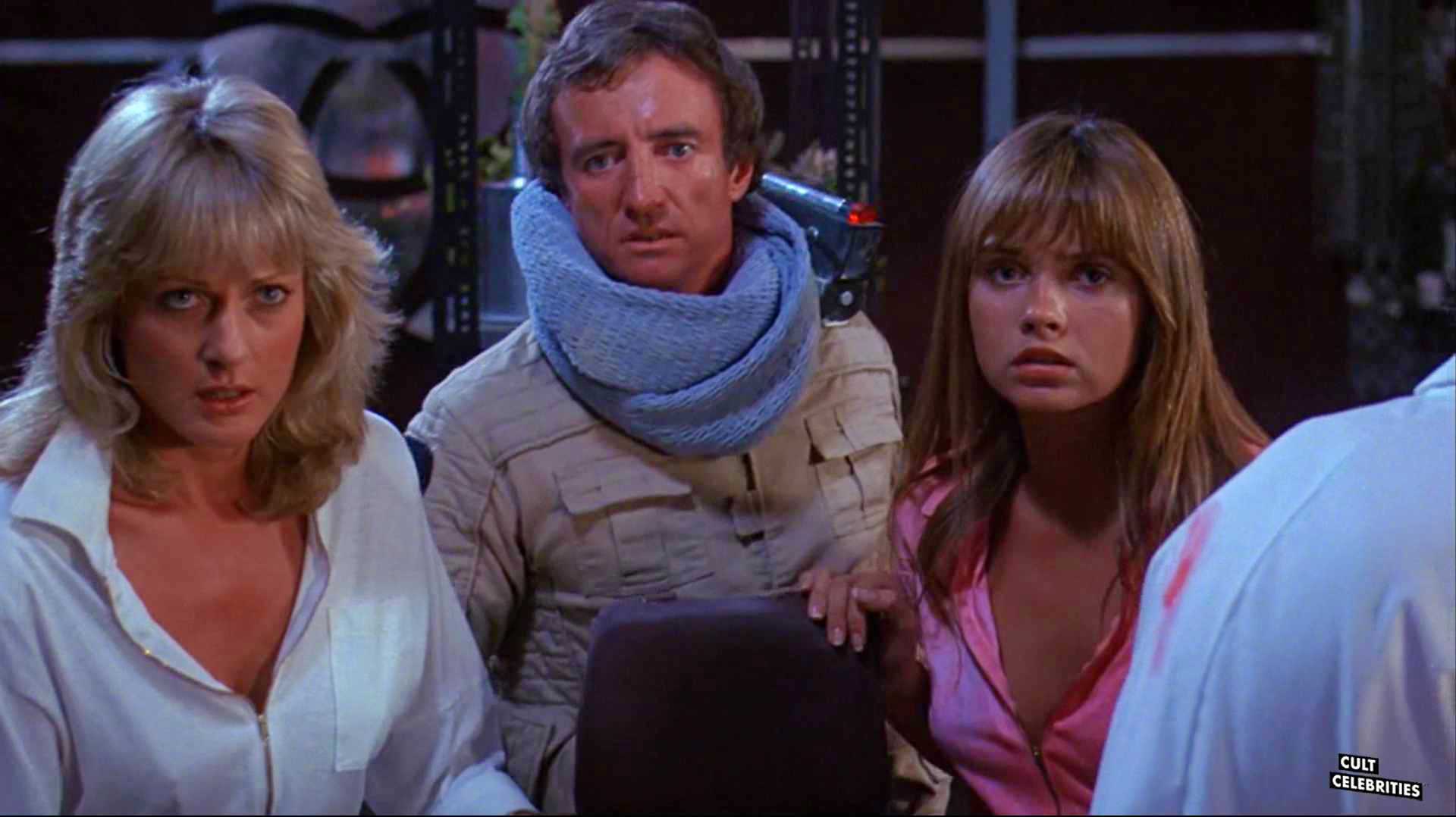 Dawn Dunlap, June Chadwick and Jesse Vint in Forbidden World (1982)