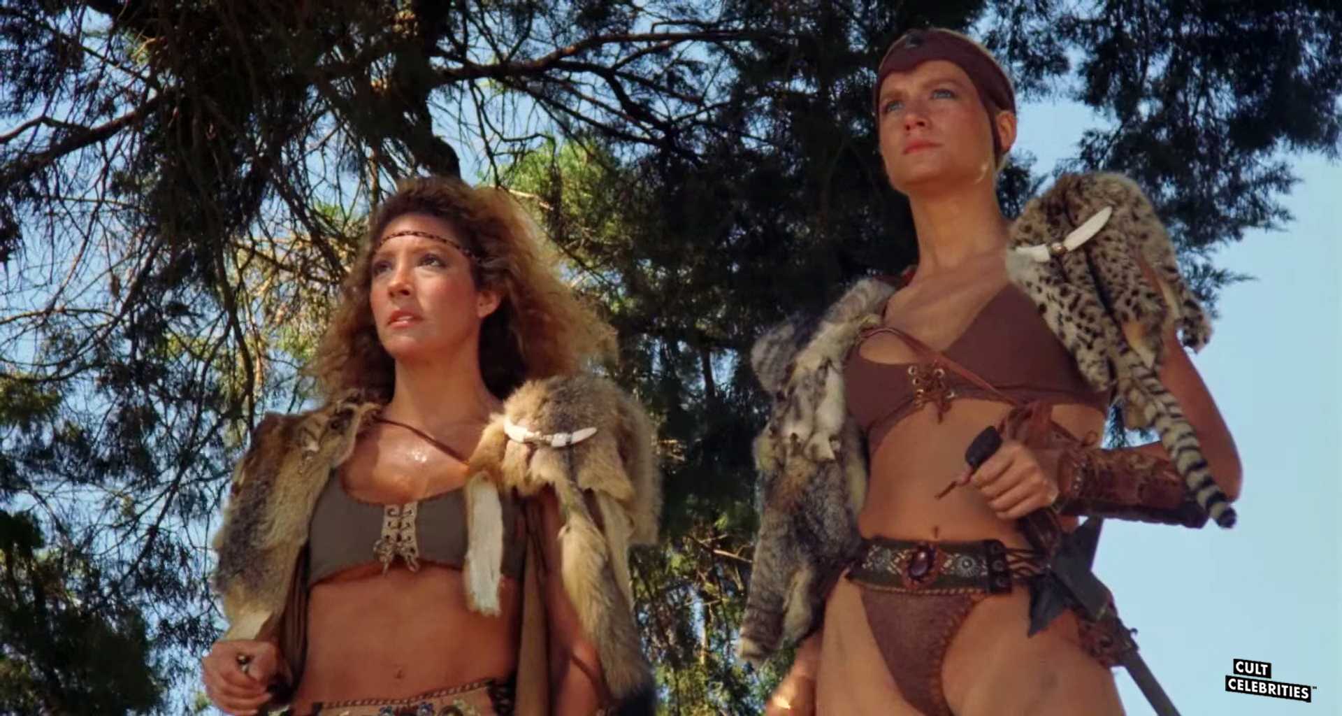 Penelope Reed and Mindi Miller in Amazons (1986)