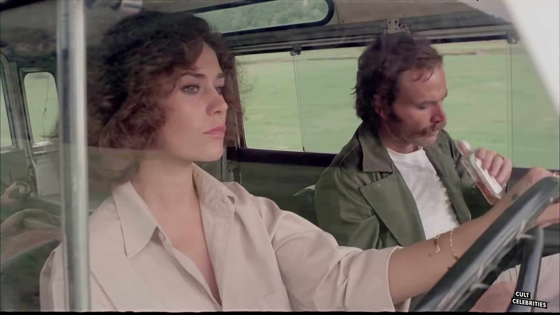 Franco Nero and Corinne Cléry in Hitch-Hike (1977)