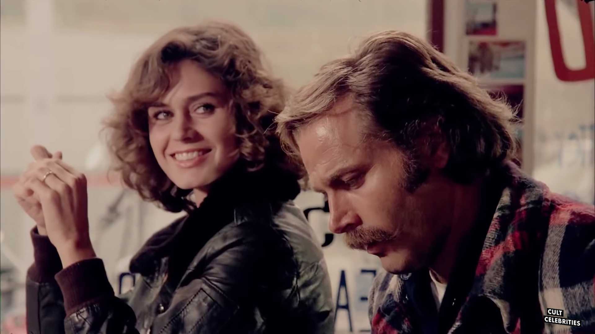 Franco Nero and Corinne Cléry in Hitch-Hike (1977)