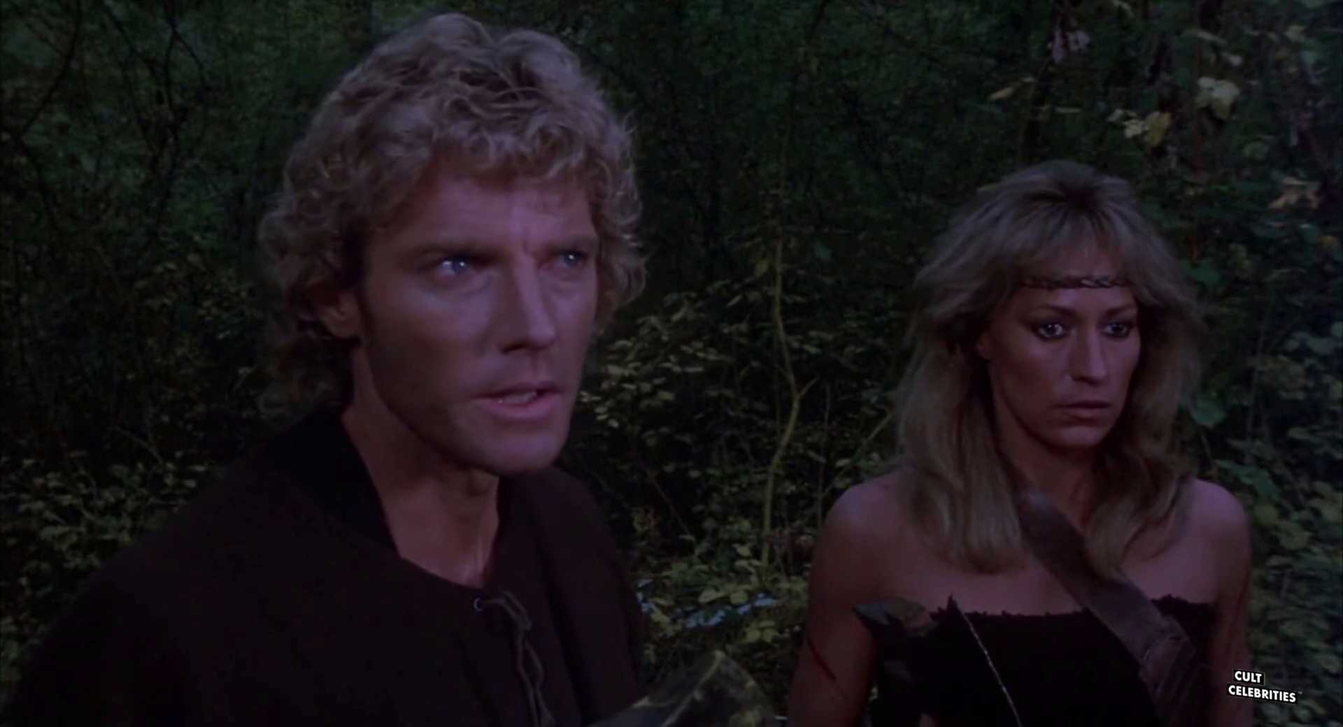 David Goss and Sandahl Bergman in She (1984)