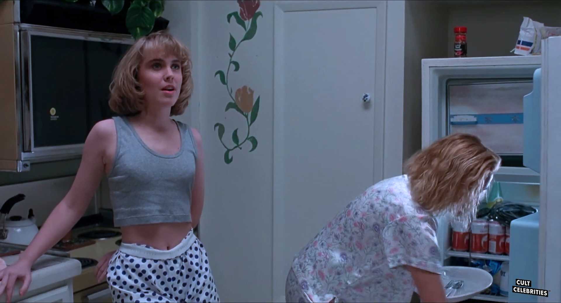 Brandi Burkett and Keely Christian in Slumber Party Massacre III (1990)